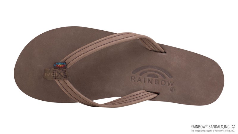 Rainbow Sandals Women's Single Layer Premier Leather Narrow Strap, Expresso, Ladies Small / 5.5-6.5 B(M) US - Image 3